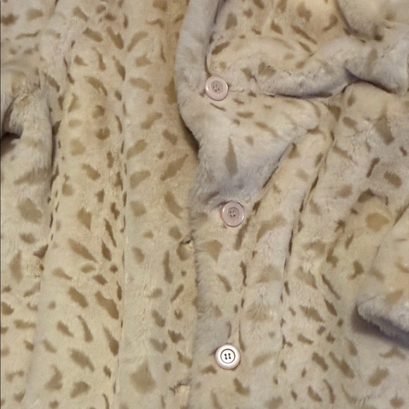 Jackets & Blazers - Reversible Cream suede  Fur Lined Coat